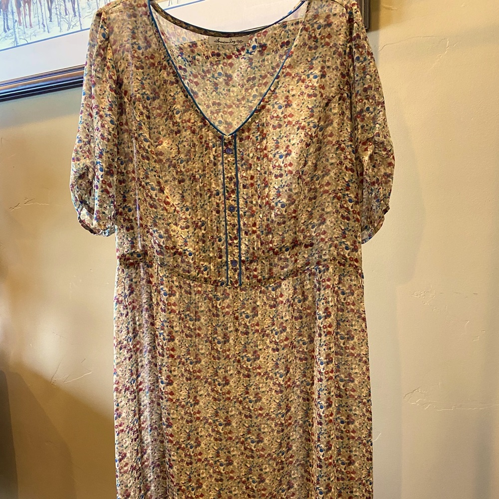 Sheer American Rag high low dress